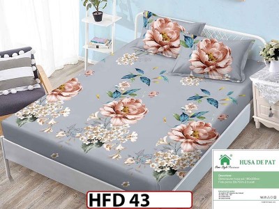 Husa de Pat din Finet + 2 Fete de Perne - Saltea 180x200 - Pat 2 Persoane - HFD43