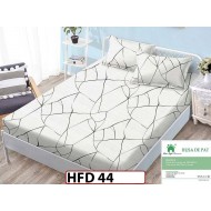 Husa de Pat din Finet + 2 Fete de Perne - Saltea 180x200 - Pat 2 Persoane - HFD44