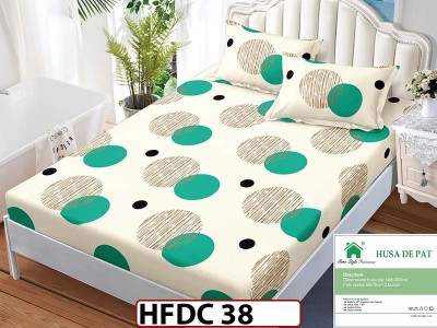 Husa de Pat din Finet + 2 Fete de Perne - Saltea 140x200 - Pat 2 Persoane -HFDC38