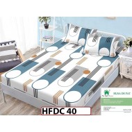Husa de Pat din Finet + 2 Fete de Perne - Saltea 140x200 - Pat 2 Persoane -HFDC40