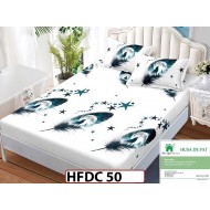 Husa de Pat din Finet + 2 Fete de Perne - Saltea 140x200 - Pat 2 Persoane -HFDC50