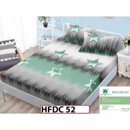 Husa de Pat din Finet + 2 Fete de Perne - Saltea 140x200 - Pat 2 Persoane -HFDC52