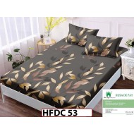 Husa de Pat din Finet + 2 Fete de Perne - Saltea 140x200 - Pat 2 Persoane -HFDC53