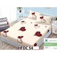 Husa de Pat din Finet + 2 Fete de Perne - Saltea 140x200 - Pat 2 Persoane -HFDC54