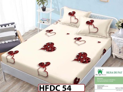 Husa de Pat din Finet + 2 Fete de Perne - Saltea 140x200 - Pat 2 Persoane -HFDC54 Husa de Pat din Finet + 2 Fete de Perne - Saltea 140x200 - Pat 2 Persoane -HFDC54