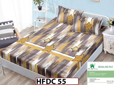 Husa de Pat din Finet + 2 Fete de Perne - Saltea 140x200 - Pat 2 Persoane -HFDC55