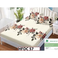 Husa de Pat din Finet + 2 Fete de Perne - Saltea 140x200 - Pat 2 Persoane -HFDC57