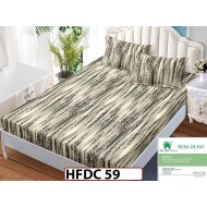 Husa de Pat din Finet + 2 Fete de Perne - Saltea 140x200 - Pat 2 Persoane -HFDC59