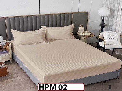 Husa de Pat din Damasc Finetat + 2 Fete de Perne - Saltea 160x200 - HPM 02