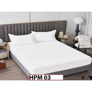 Husa de Pat din Damasc Finetat + 2 Fete de Perne - Saltea 160x200 - HPM 03