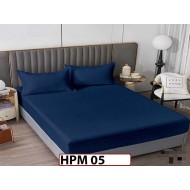 Husa de Pat din Damasc Finetat + 2 Fete de Perne - Saltea 160x200 - HPM 05