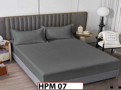 Husa de Pat din Damasc Finetat + 2 Fete de Perne - Saltea 160x200 - HPM 07