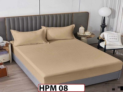 Husa de Pat din Damasc Finetat + 2 Fete de Perne - Saltea 160x200 - HPM 08