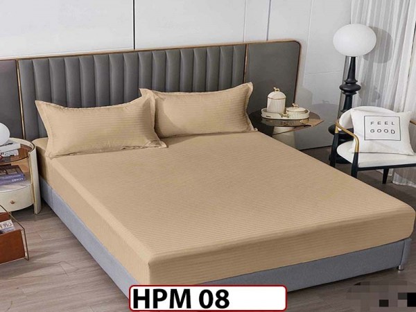 Husa de Pat din Damasc Finetat + 2 Fete de Perne - Saltea 160x200 - HPM 08 Husa de Pat din Damasc Finetat + 2 Fete de Perne - Saltea 160x200 - HPM 08