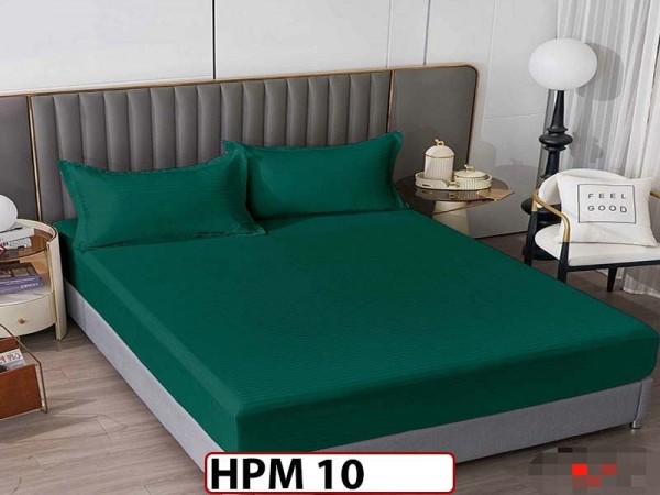 Husa de Pat din Damasc Finetat + 2 Fete de Perne - Saltea 160x200 - HPM 10