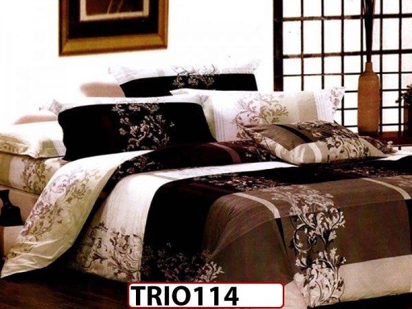 Lenjerie din damasc finetat 6 piese - TRIO114 Lenjerie din damasc finetat 6 piese - TRIO114
