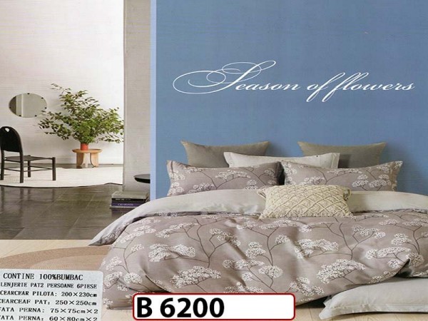 Lenjerie din bumbac 100% 6 piese - B 6200 Lenjerie din bumbac 100% 6 piese - B 6200
