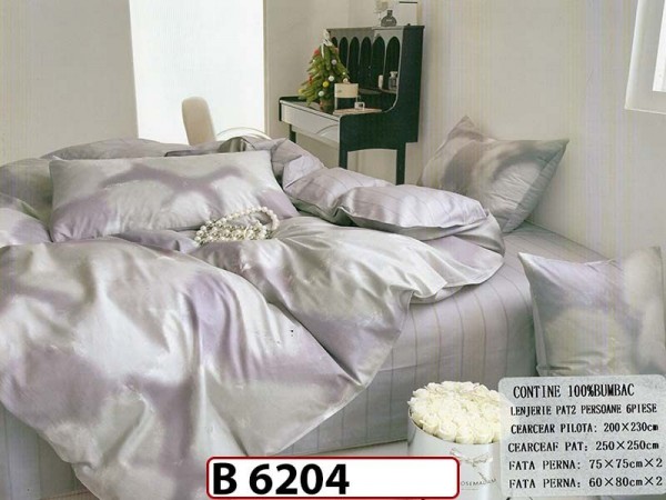 Lenjerie din bumbac 100% 6 piese - B 6204 Lenjerie din bumbac 100% 6 piese - B 6204