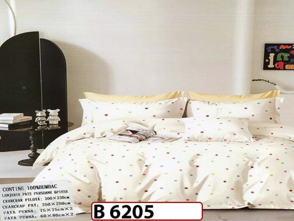 Lenjerie din bumbac 100% 6 piese - B 6205 Lenjerie din bumbac 100% 6 piese - B 6205
