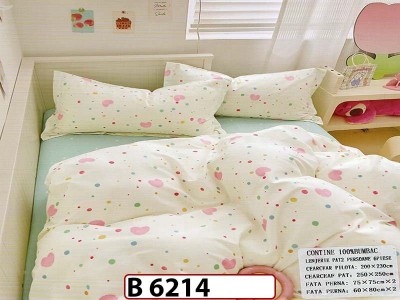 Lenjerie din bumbac 100% 6 piese - B 6214