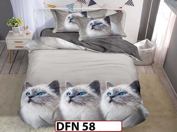 Lenjerie din finet 4 piese o persoana Cod - DFN58 Lenjerie din finet 4 piese o persoana Cod - DFN58
