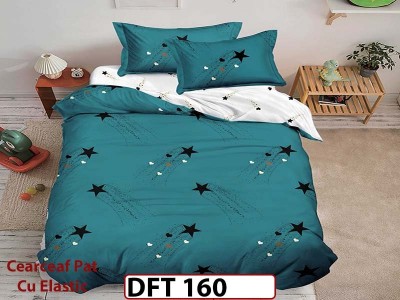 Lenjerie din finet 4 piese 1 Persoana Cearceaf cu Elastec - DFT160 Lenjerie din finet 4 piese 1 Persoana Cearceaf cu Elastec - DFT160