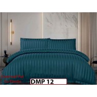 Lenjerie din damasc finet cu 4 piese, cearceaf cu elastic - DMP 12