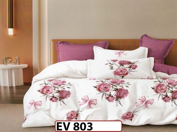 Lenjerie din bumbac Satinat 6 piese Casa New Concept - EV803 Lenjerie din bumbac Satinat 6 piese Casa New Concept - EV803