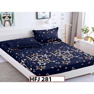 Husa de Pat din Finet + 2 Fete de Perne - Saltea 180x200 - Pat 2 Persoane - HFJ281