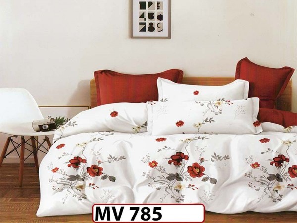 Lenjerie din bumbac Satinat 4 piese Casa New Concept - MV785 Lenjerie din bumbac Satinat 4 piese Casa New Concept - MV785