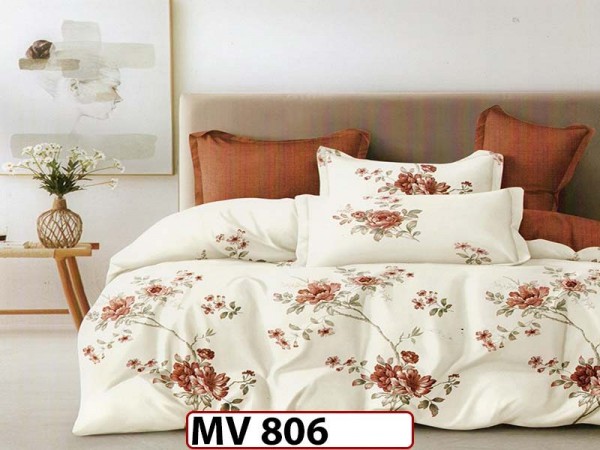 Lenjerie din bumbac Satinat 4 piese Casa New Concept - MV806