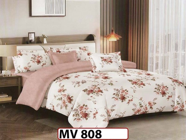 Lenjerie din bumbac Satinat 4 piese Casa New Concept - MV808