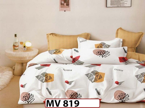 Lenjerie din bumbac Satinat 4 piese Casa New Concept - MV819