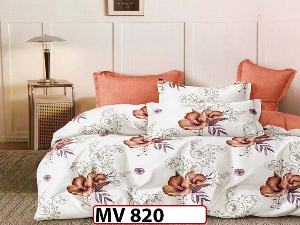 Lenjerie din bumbac Satinat 4 piese Casa New Concept - MV820