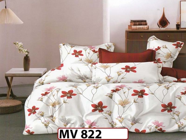 Lenjerie din bumbac Satinat 4 piese Casa New Concept - MV822