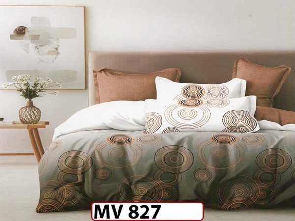 Lenjerie din bumbac Satinat 4 piese Casa New Concept - MV827