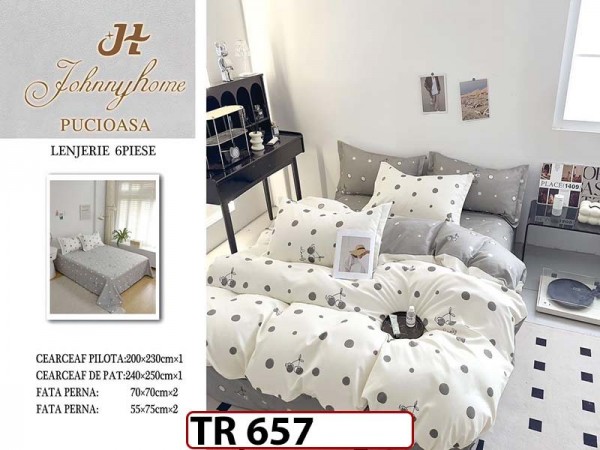 Lenjerie din Finet cu 6 Piese - TR 657 Lenjerie din Finet cu 6 Piese - TR 657