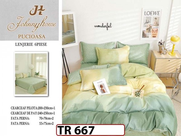 Lenjerie din Finet cu 6 Piese - TR 667 Lenjerie din Finet cu 6 Piese - TR 667