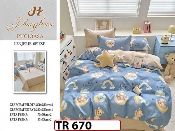 Lenjerie din Finet cu 6 Piese - TR 670 Lenjerie din Finet cu 6 Piese - TR 670