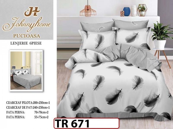 Lenjerie din Finet cu 6 Piese - TR 671 Lenjerie din Finet cu 6 Piese - TR 671