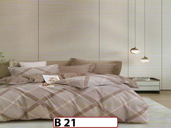 Lenjerie din bumbac 100% 4 piese CasaNewConcept - B21