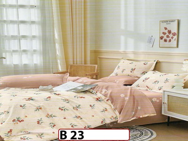 Lenjerie din bumbac 100% 4 piese CasaNewConcept - B23