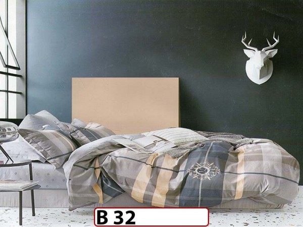 Lenjerie din bumbac 100% 4 piese CasaNewConcept - B32
