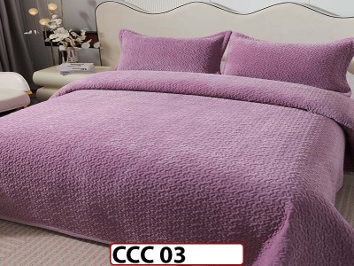 Cuvertura pat dublu, 3 piese, Catifea Luxury Matlasata, CCC03 Cuvertura pat dublu, 3 piese, Catifea Luxury Matlasata, CCC03