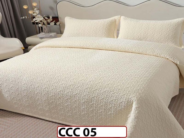Cuvertura pat dublu, 3 piese, Catifea Luxury Matlasata, CCC05 Cuvertura pat dublu, 3 piese, Catifea Luxury Matlasata, CCC05