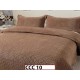 Cuvertura pat dublu, 3 piese, Catifea Luxury Matlasata, CCC10