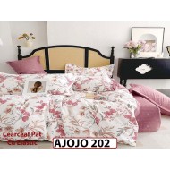 Lenjerie din finet 6 piese si cearceaf cu Elastic - AJOJO202