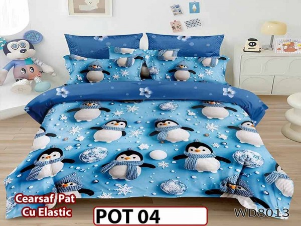 Lenjerie din Finet 5D cu Elastic 4 Piese - POT04