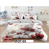 Lenjerie din Finet 5D cu Elastic 4 Piese - POT05