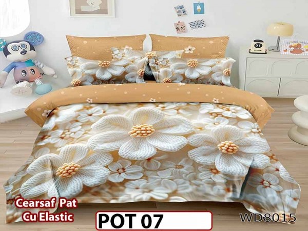 Lenjerie din Finet 5D cu Elastic 4 Piese - POT07